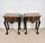 Rococo Pair of French Louis XV Style Nightstands with Marble Tops For Sale - Image 3 of 15