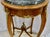 Early 20th Century Antique Italian Rococo Round Black Marble Top Table With Ormolu Trims For Sale - Image 5 of 5