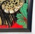 Vintage 53" Ethnic Women & Jaguar Painted Mirrored Wall Art For Sale - Image 9 of 10