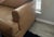 Authentic Martin/Brattrud leather sofa, Style 1530, manufactured in Gardena, California in 2004. Upholstered in warm...