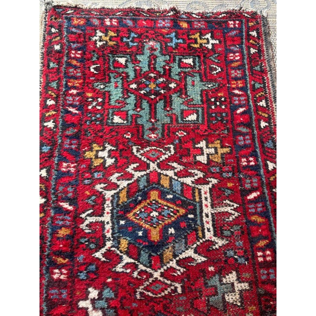 Mid-Century Heriz Runner Rug from Bobyrugs, 1930s For Sale - Image 9 of 15