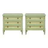 French Louis XVI Style Painted Chests / Commodes / Tables Att. To Julia Gray For Sale