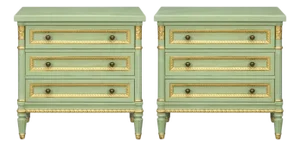 French Louis XVI Style Painted Chests / Commodes / Tables Att. To Julia Gray