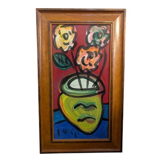 1990s German Artist Peter Robert Keil Flowers For Sale