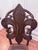 Brown Antique Art Nouveau "Fleur De Lis" Wicker & Cane Solid Wood Accent Chair in the Style of Heywood-Wakefield For Sale - Image 8 of 12