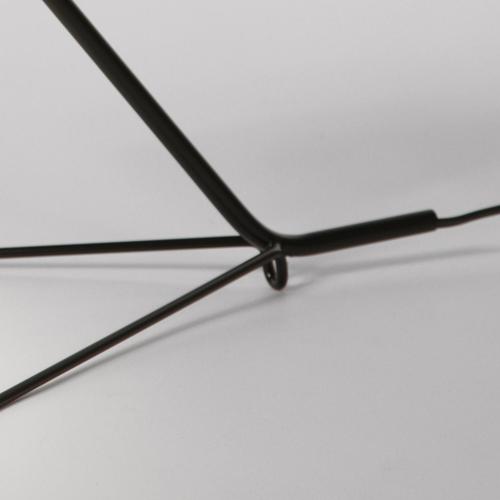 Metal Mid-Century Modern Black Cocotte Table Lamp in Aluminum, Brass and Steel by Serge Mouille For Sale - Image 7 of 10