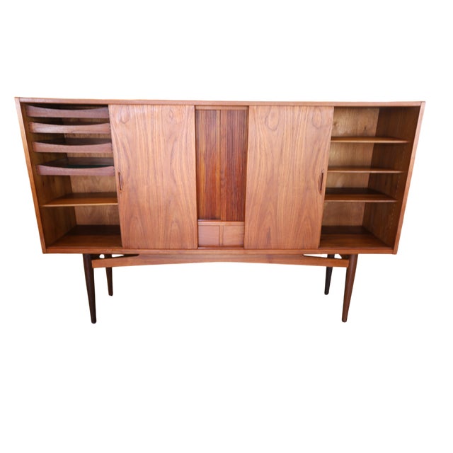 A very elegant and well-thought-out teak cabinet, designed by Danish designer Holger Christiansen. Here, exclusive...