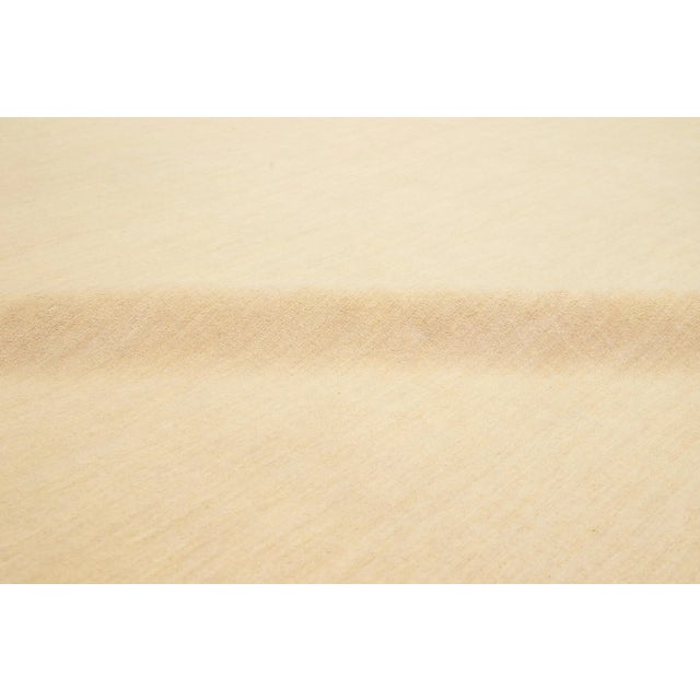 2020s Apadana's Modern Minimalist Gabbeh Wool Rug in Beige For Sale - Image 5 of 10