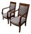 Set of 19th Century Egyptian Light Mahogany Armchairs For Sale