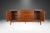 Bassett Furniture Mid Century Walnut Credenza Dresser Bassett For Sale - Image 4 of 13