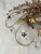 1980s Gilt Iron & Glass Ceiling Light from Banci, Italy, 1980s For Sale - Image 5 of 11