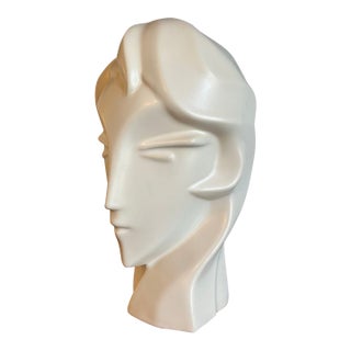 Post Modern Art Deco Bust Harris Potteries For Sale