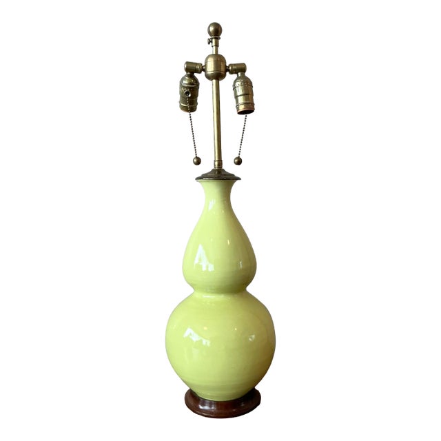 Vintage Regency Christopher Spitzmiller Gourd Lamp For Sale