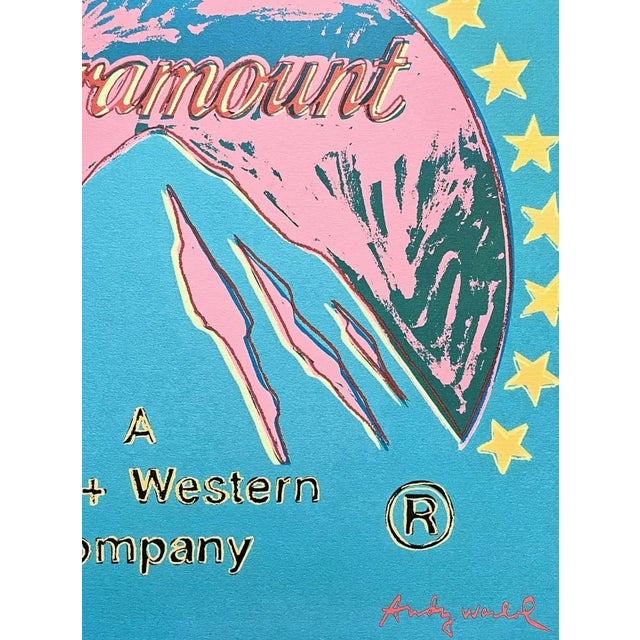 After Andy Warhol, Paramount Blue-Pink, 1980s, Print For Sale - Image 4 of 6