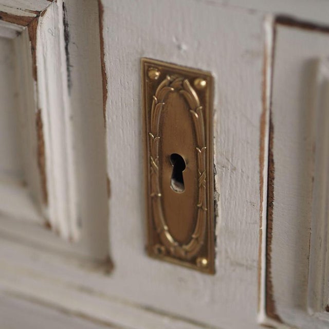 Early 20th Century Shabby Chic White Chest of Drawers For Sale - Image 9 of 13