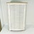 American 1960s Vintage Boho Chic Coastal Americana Extra Tall Wicker Hamper For Sale - Image 3 of 16