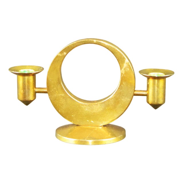 Vintage Swedish Candleholder by Arthur Pe, 1960s For Sale