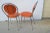 Set of Orange Side Chairs, 1970s For Sale - Image 9 of 10