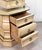 Vintage Hollywood Regency Obelisk Pyramid Etagere Cabinet Stand For Sale - Image 12 of 15