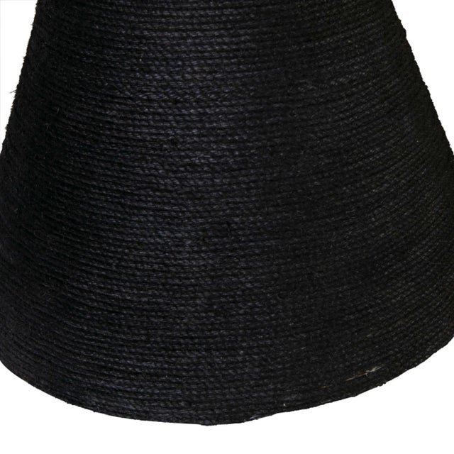 Rishi Black Rope Oval Table For Sale - Image 10 of 12