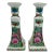Chinoiserie Candle Holders, a Pair For Sale