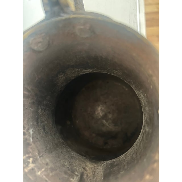 Antique 19th Century Middle Eastern Dallah Arabic Brass Coffee Pot For Sale In New York - Image 6 of 11