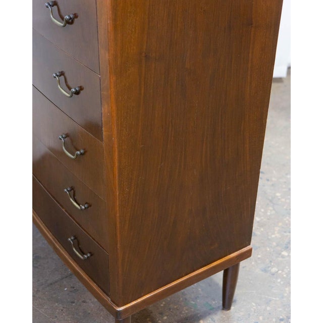 Wanscher Style Danish Modern Walnut Chest of Drawers, C. 1950s For Sale - Image 9 of 14