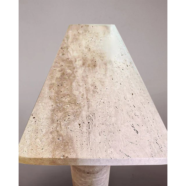 Modern Gamme Travertine Console Table 43.3" For Sale - Image 3 of 3