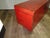Lh26 Oriental Chinese Style Red Decorative Storage Box 14"Hx34" For Sale - Image 11 of 12