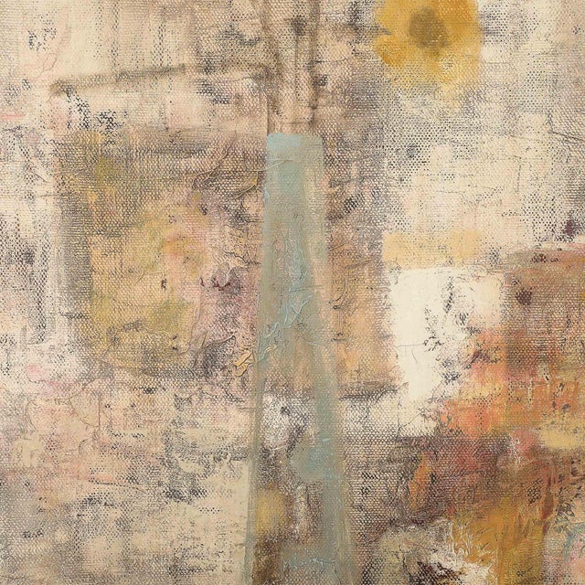 Mid-Century Abstract Color Field Still Life Entitled "Foyer" in Oil on Canvas Joe Caroff For Sale In New York - Image 6 of 13