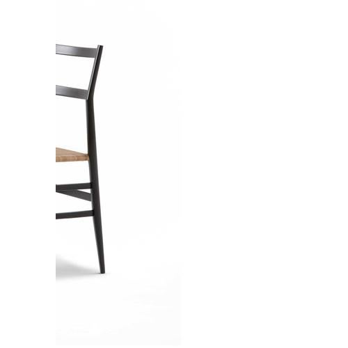 Black Black Stained Ash Superleggera Chair by Gio Ponti for Cassina For Sale - Image 8 of 9