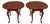 Pair of Early 20th Century Traditional Queen Anne–Style Drop-Leaf Side Tables For Sale