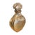 Art Deco Gold Glass Perfume Bottle from Caron Paris For Sale
