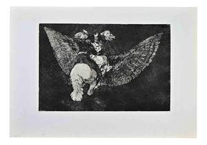 Francisco Goya, Disparate Volante, Etching, 1864