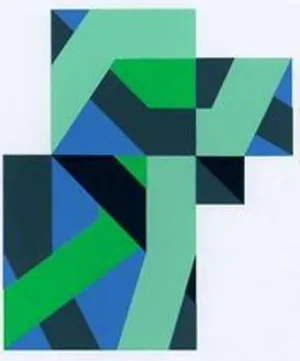 1997 Abstract Serigraph by Anton Stankowski, Limited Edition