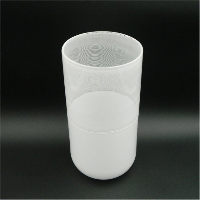 Vintage Glass Vase by Tapio Wirkkala for Venini, 1990 For Sale - Image 3 of 11