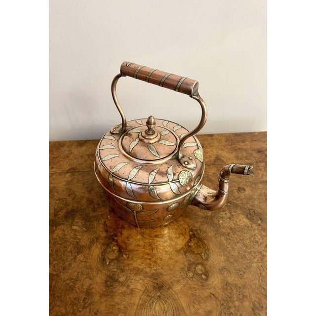 Antique Dutch Copper Kettle, 1800 For Sale - Image 4 of 7
