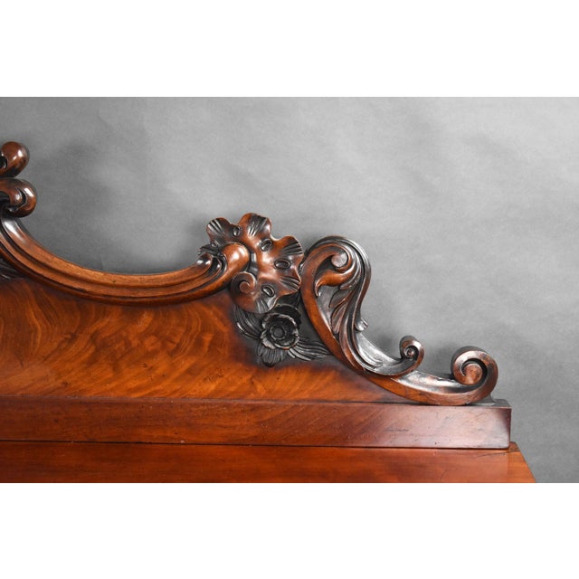 Victorian Flame Mahogany Sideboard, 1860 For Sale - Image 11 of 12