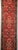 Vintage Persian Sarouk Lilian Runner Rug, Hand-Knotted Wool, Floral Design, Red & Pink, 3x25 For Sale - Image 12 of 17