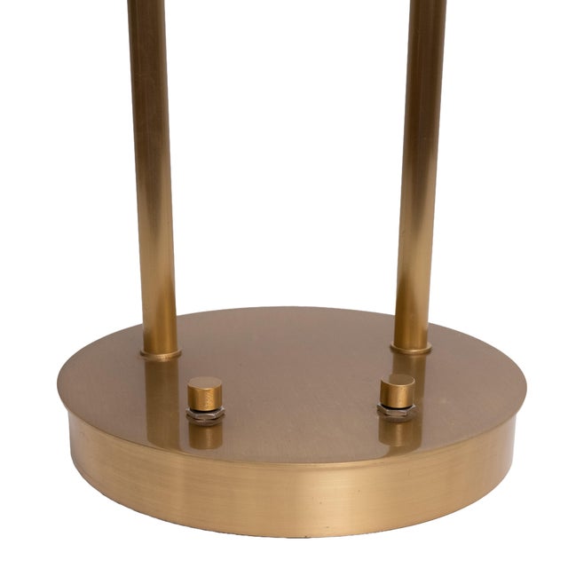 Brass Double L Table Lamp by Ben Demmers,1980s For Sale - Image 11 of 13