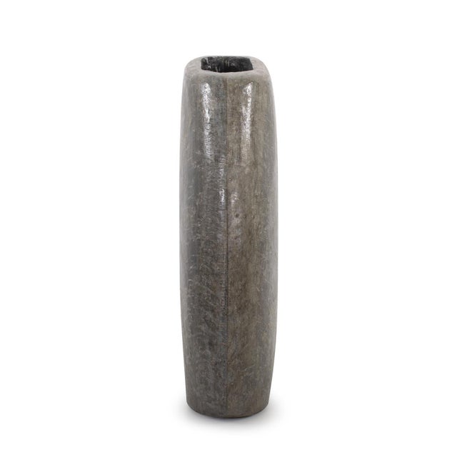 Kenneth Ludwig Chicago Dinorwic Slate Vase- Short For Sale - Image 4 of 11