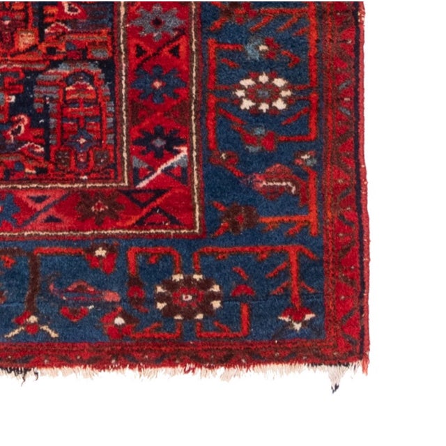 Refurbished Red Malayer Rug For Sale - Image 3 of 5