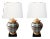 1980s Frederick Cooper Ovoid-Form Lamps With Plaid Decoration - a Pair For Sale