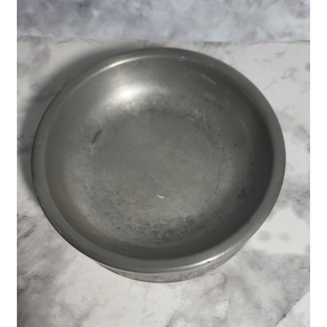 Silver Vintage Norwegian Ceremonial Bowl 1960s For Sale - Image 8 of 10
