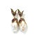 Bochic "Orient" Ruby, Topaz & Multi Fancy Gem Earrings Set In 18K Gold & Silver Natural Emeralds - 1 carat Natural Ruby -...