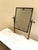 Antique Marble Topped Metal Vanity Console Table W/ 360 Mirror For Sale - Image 10 of 11