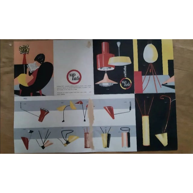 Metal Space Age Egg Floor Lamp by Josef Hůrka for Napako, 1960s For Sale - Image 7 of 9