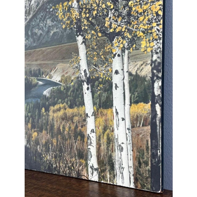 Vintage Mountain Landscape Photographic Print on Board, Autumn Scenic Wall Art.. For Sale - Image 4 of 10