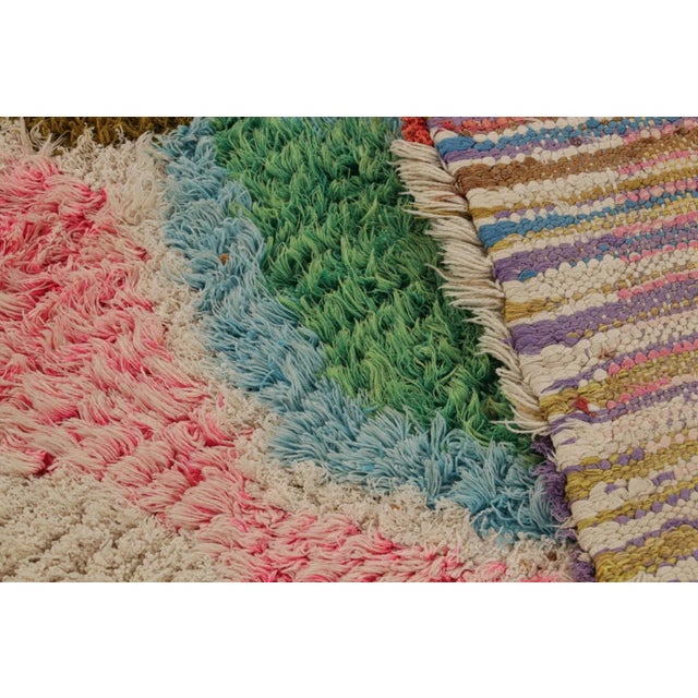 Textile Vintage Azilal Moroccan Style Runner Rug, With Patterns From Rug & Kilim For Sale - Image 7 of 7