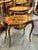2020s French Louis XV Two-Tier Side Table – Marquetry Accent Table With Raised Upper Shelf & Gilt Bronze Mounts For Sale - Image 5 of 5
